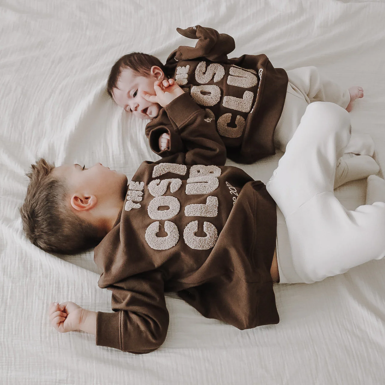 Family Sweatshirt - Chocolate Brown - The Cosy Club - Image 11