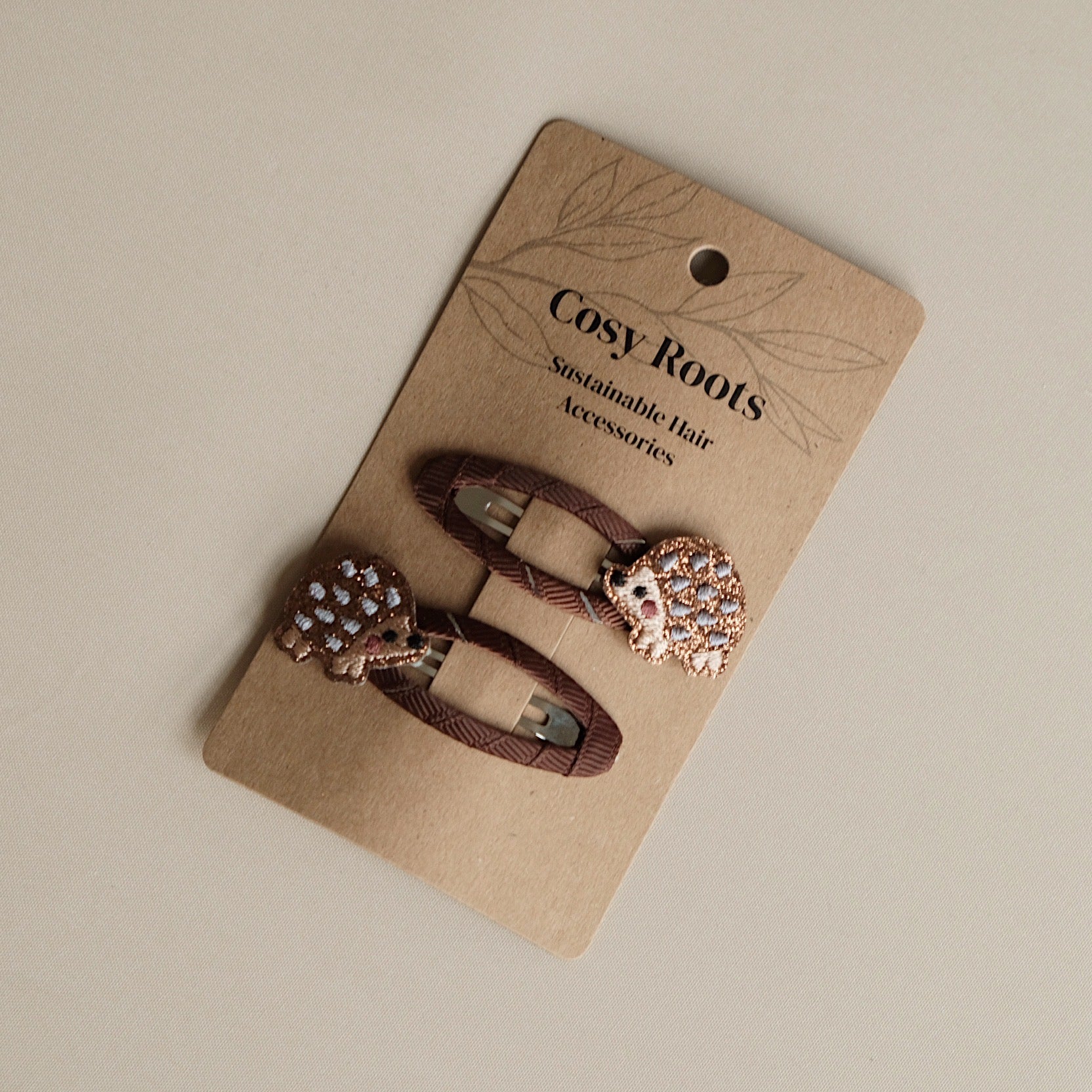 Hair Clips - Little Hedgehogs - Pack of 2