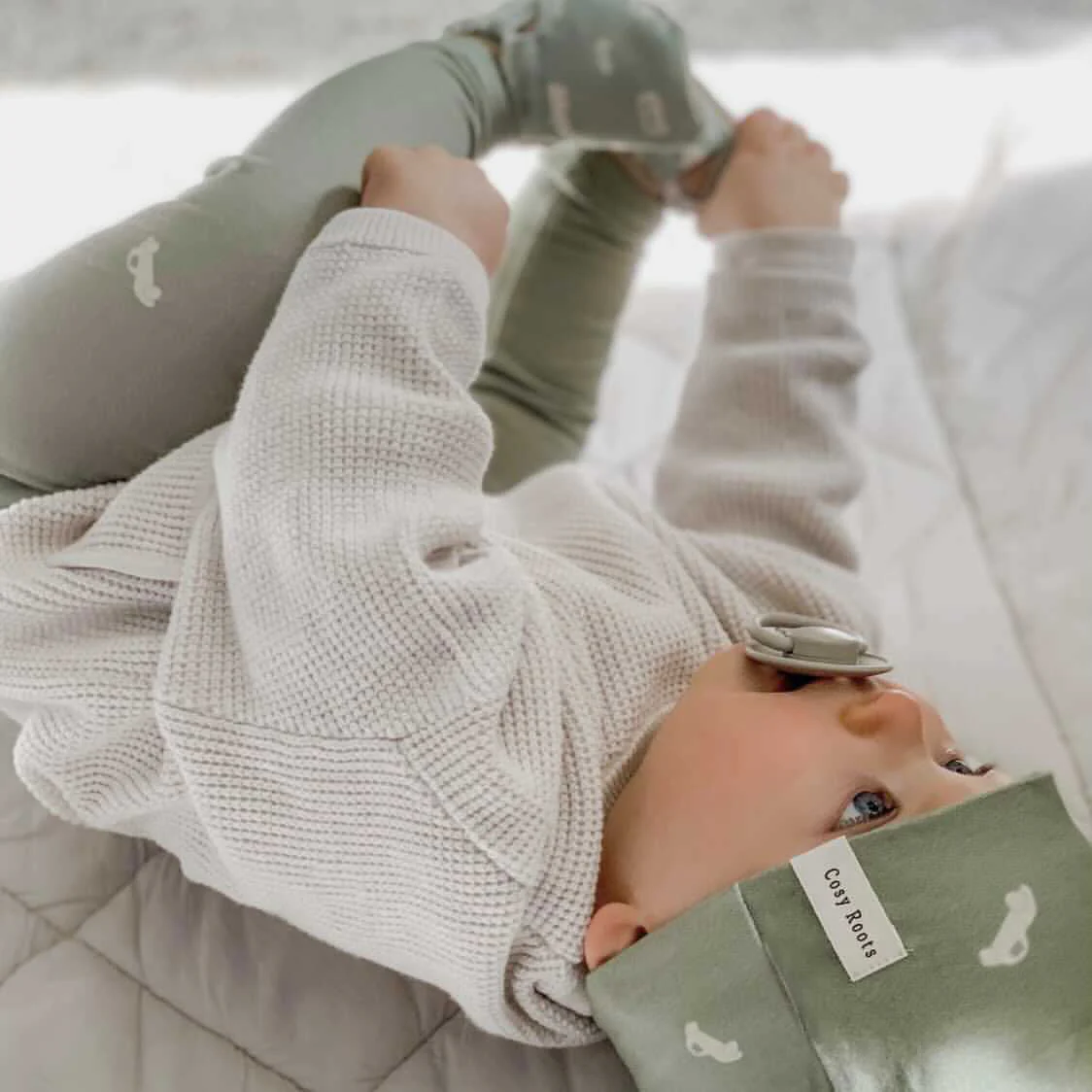 Organic Leggings - Vintage Cars - S A L E - Image 3