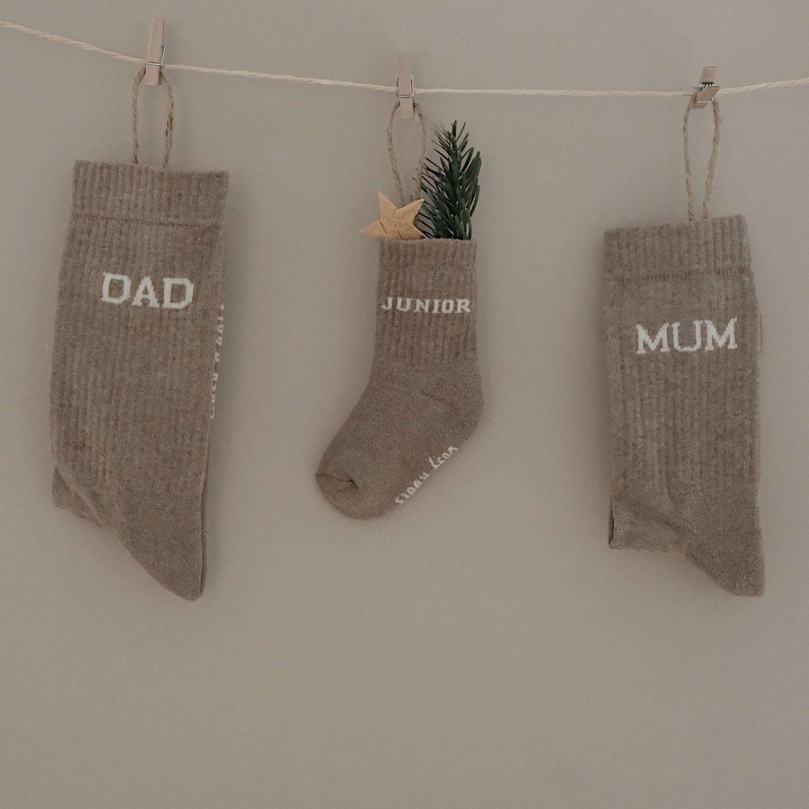 Organic Junior Socks - Oatmilk - Image 4
