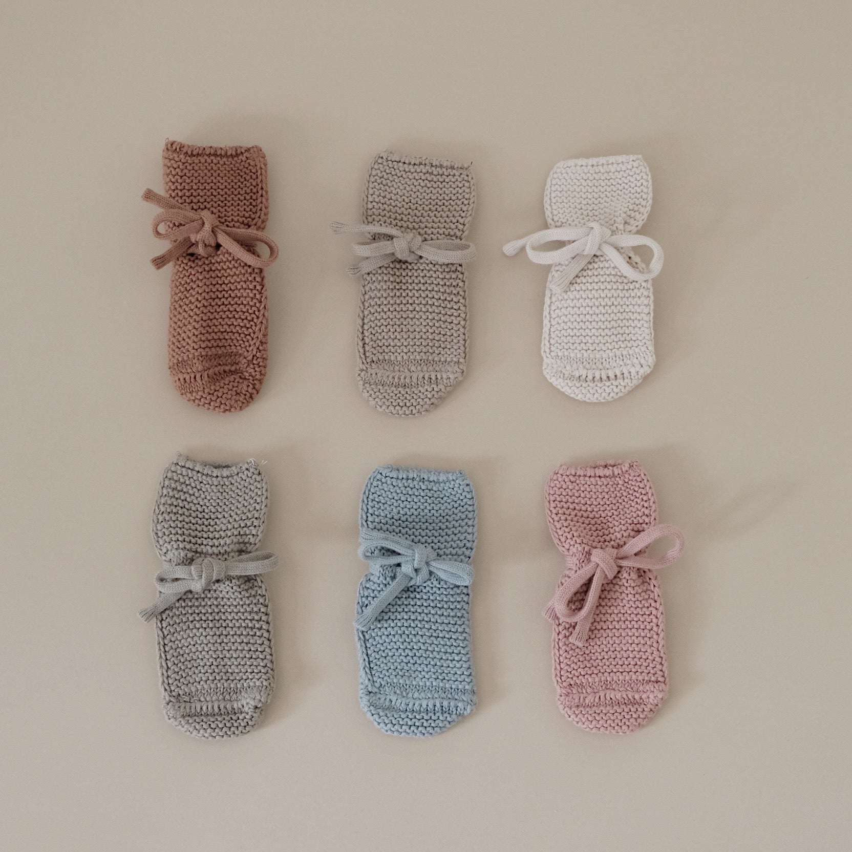 Organic Knit Booties - Walnut - S A L E - Image 5