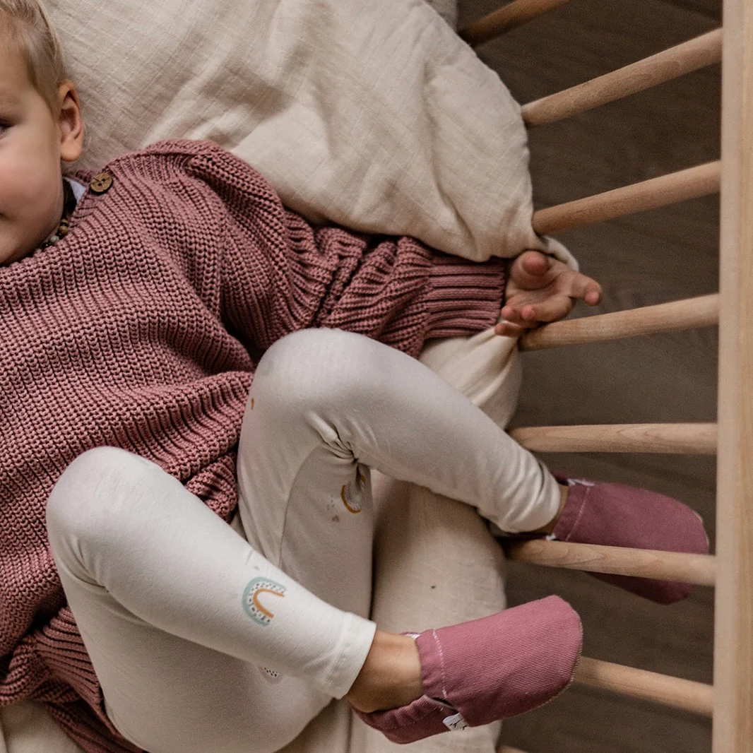 Organic Oversize Knit Pulli - Dusty Rose - Image 3