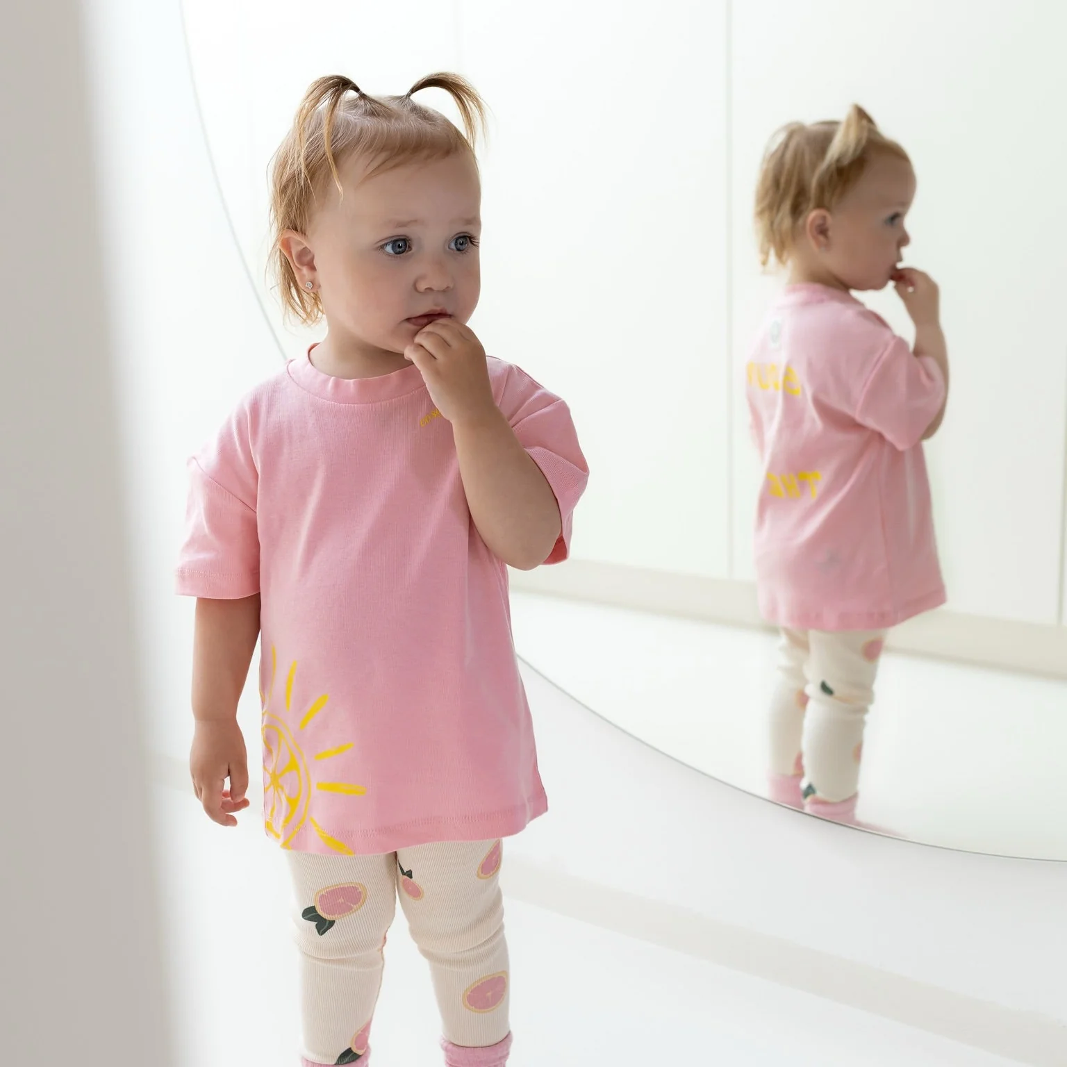 Organic Oversize Shirt - Candy Pink - Image 8