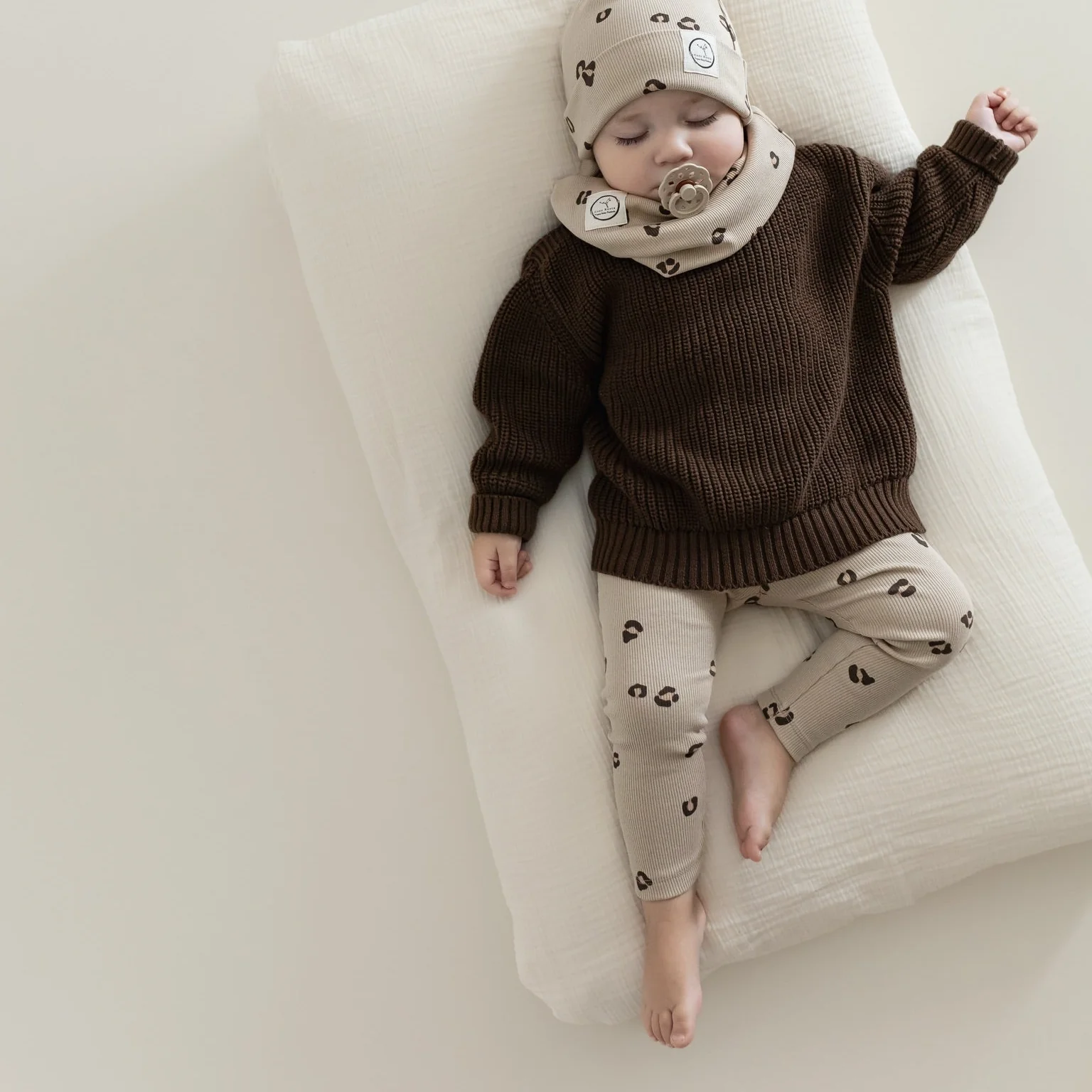 Organic Rib Leggings - Leo