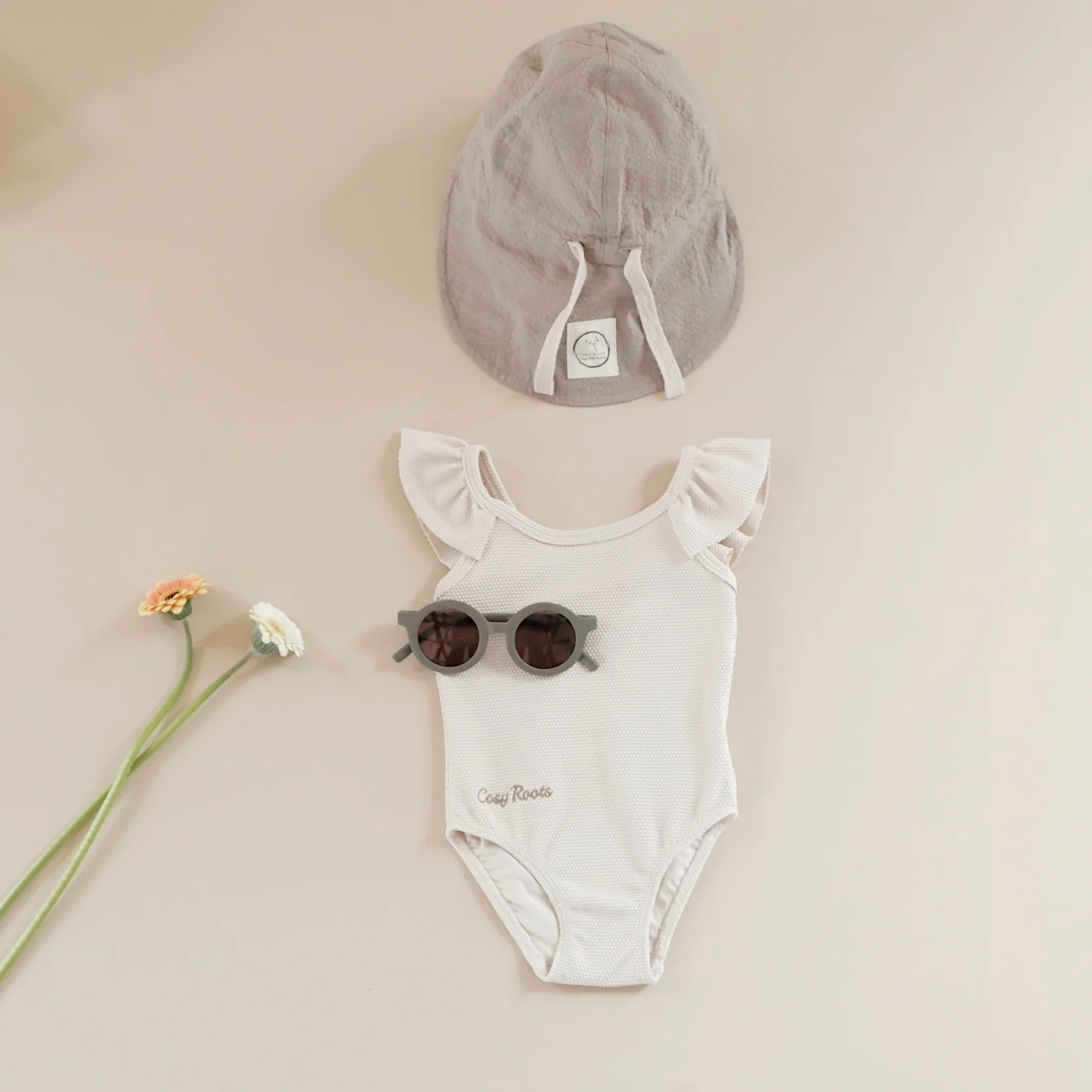 Organic Sun Hat - Caramel - UPF 50+ - Image 9