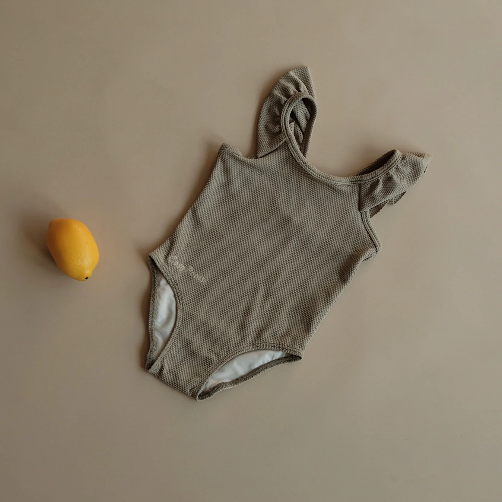 Sustainable Bathing Suit - Khaki - Image 6