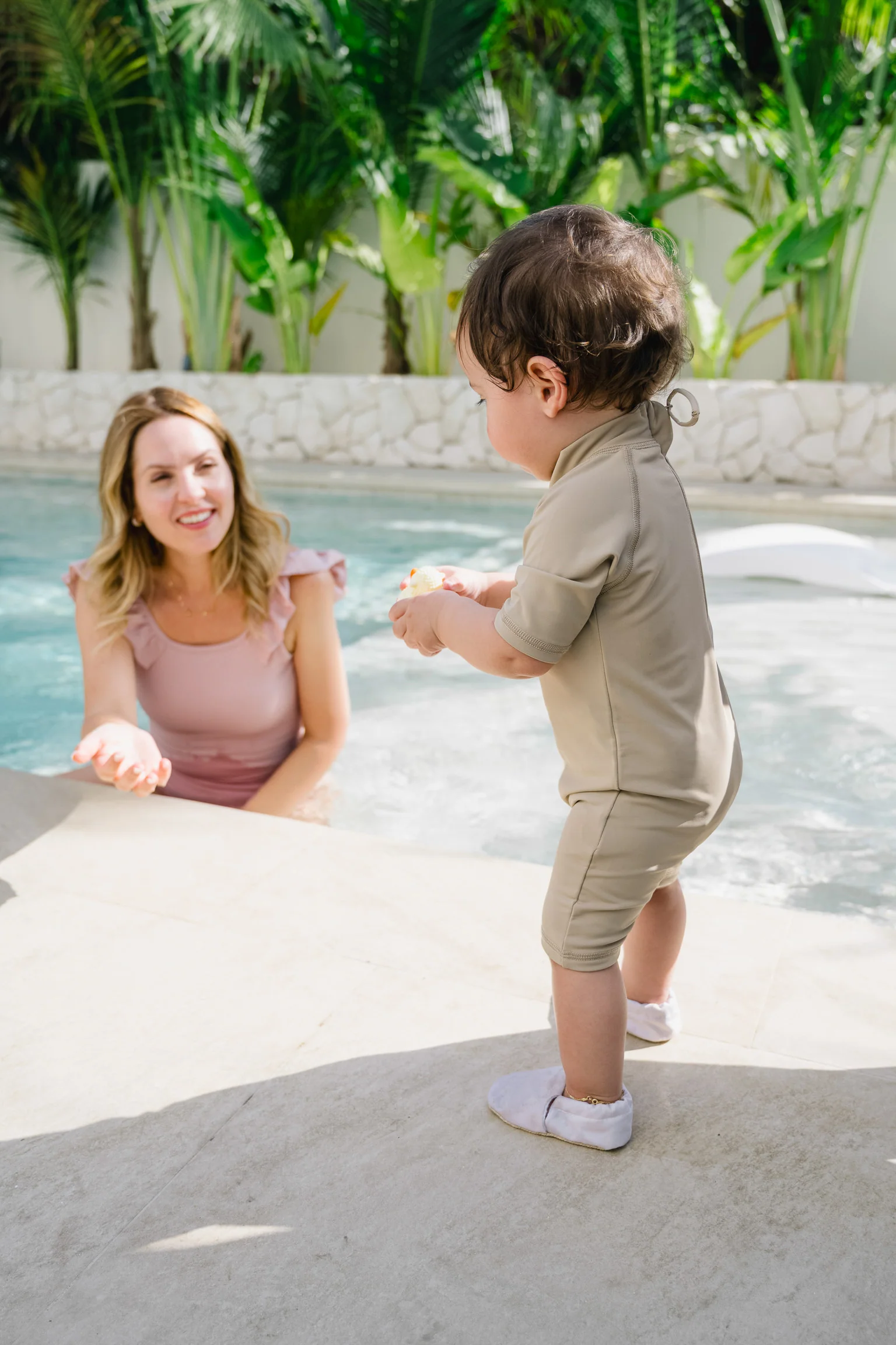 Sustainable MUM Bathing Suit - Dusty Rose - Image 4