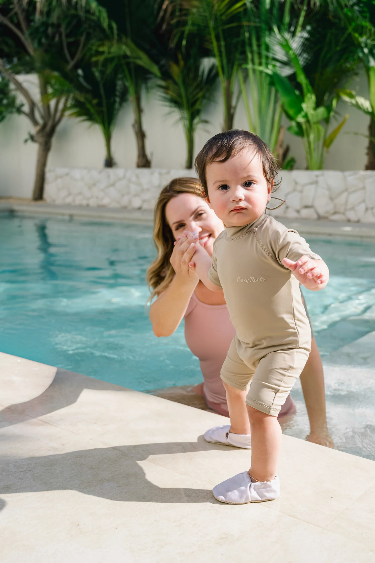 Sustainable MUM Bathing Suit - Dusty Rose - Image 7