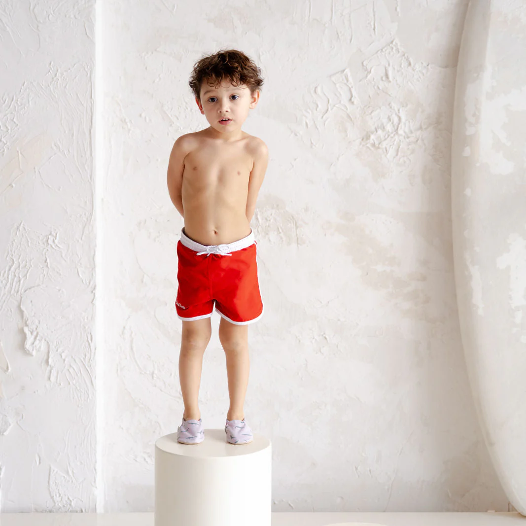 Sustainable Swimshort - Red - Image 9