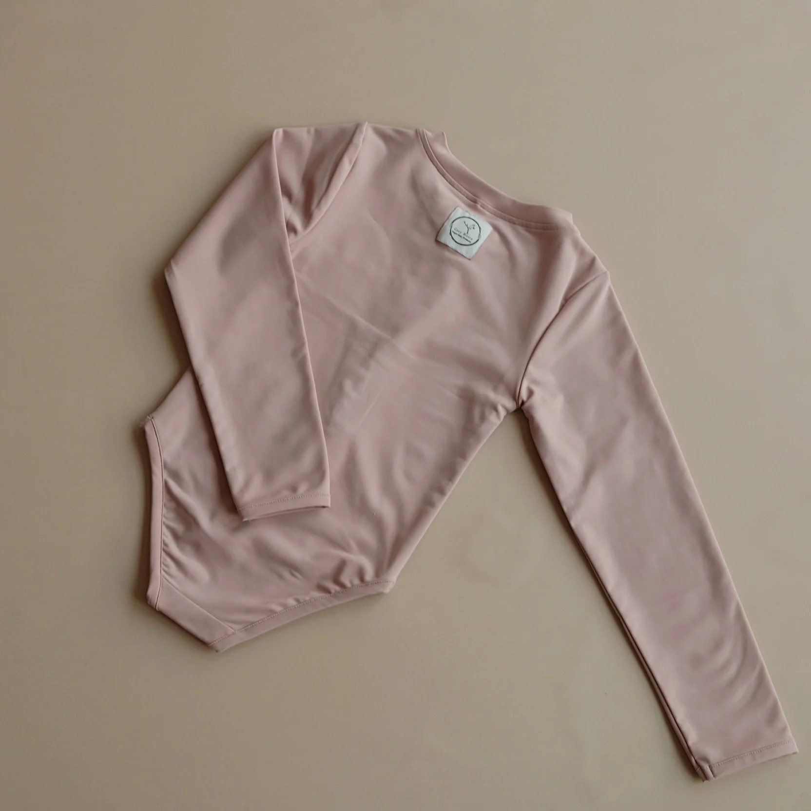 Sustainable UV Longsleeved Bathing Suit - Dusty Rose (UV STANDARD 801) - Image 7