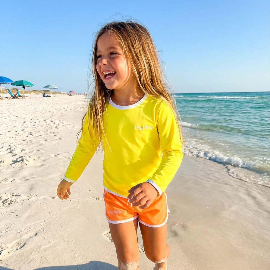 Sustainable UV Shirt - Bright Yellow (UV STANDARD 801) - Image 10