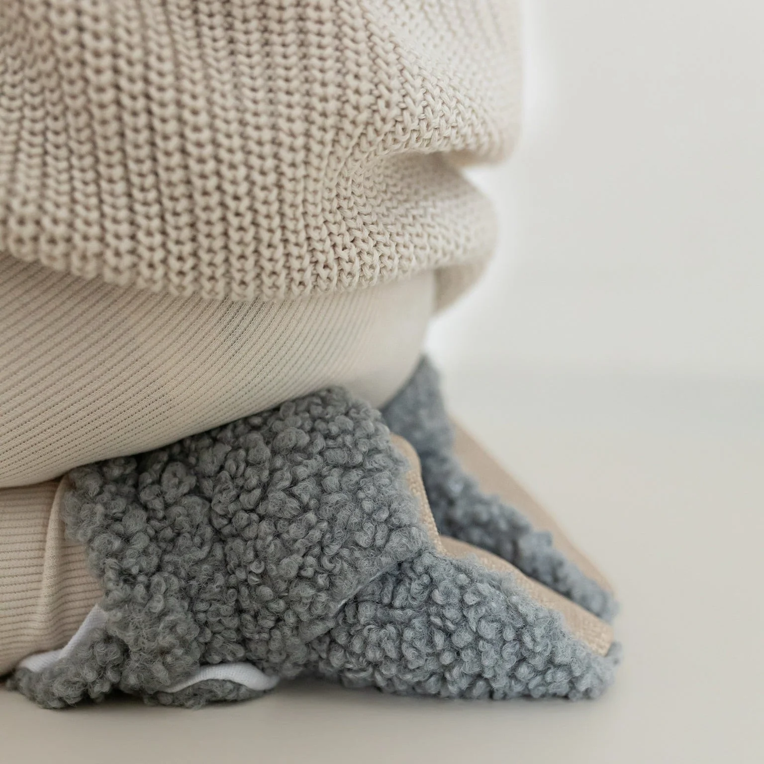 Teddy Booties - Grey - Image 2