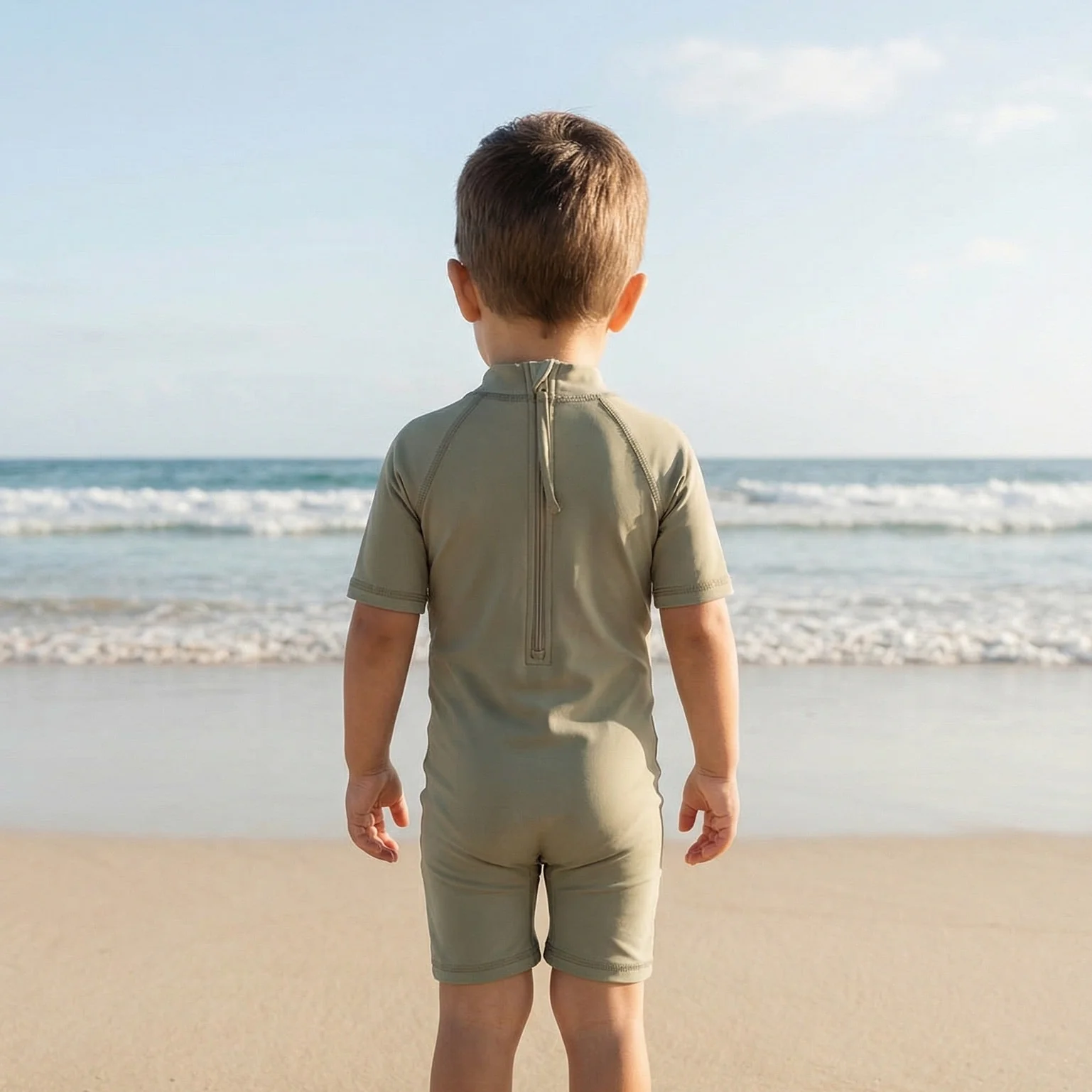 UV Romper  - Khaki (UV Standard 801) - Image 4